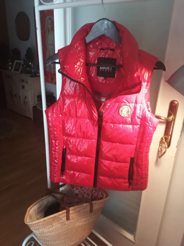 Chaleco Anorak Mujer DKNY Rojo Brillante