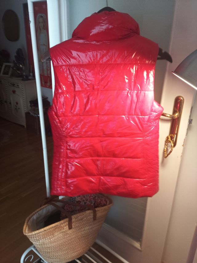 Chaleco Anorak Mujer DKNY Rojo Brillante