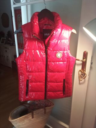 Chaleco Anorak Mujer DKNY Rojo Brillante
