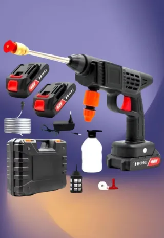 Pistola Idropulitrice a Batteria Ricaricabile Set 
