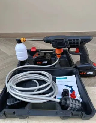 Pistola Idropulitrice a Batteria Ricaricabile Set 