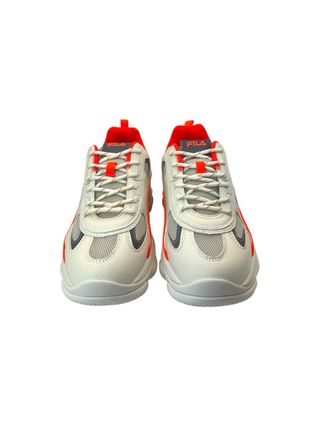 Zapatillas Fila Blancas y Naranja