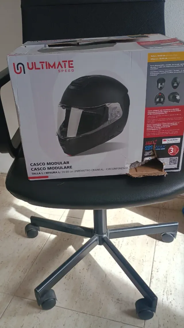 Casco Moto Modular Ultimate Speed Talla L