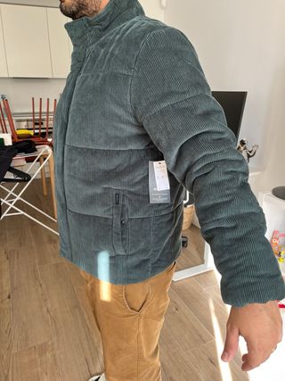 Chaqueta RVCA acolchada unisex verde modelo Towens