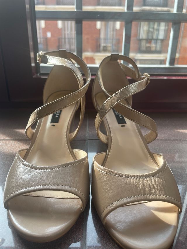 Sandalias Zendra Basic nude Talla 38