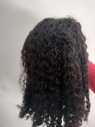 Peluca pelo natural rizada