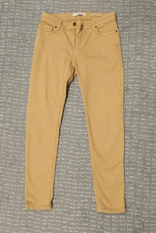 Pantalón skinny fit marrón