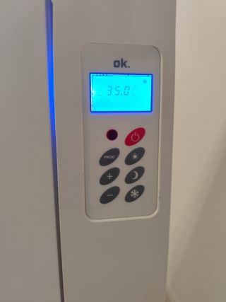 Emisor térmico blanco. 1500 w bajo consumo