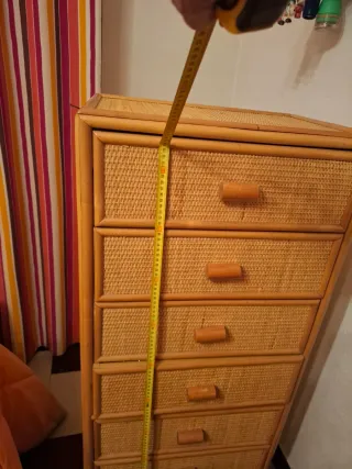 Muebles de ratán y bambú