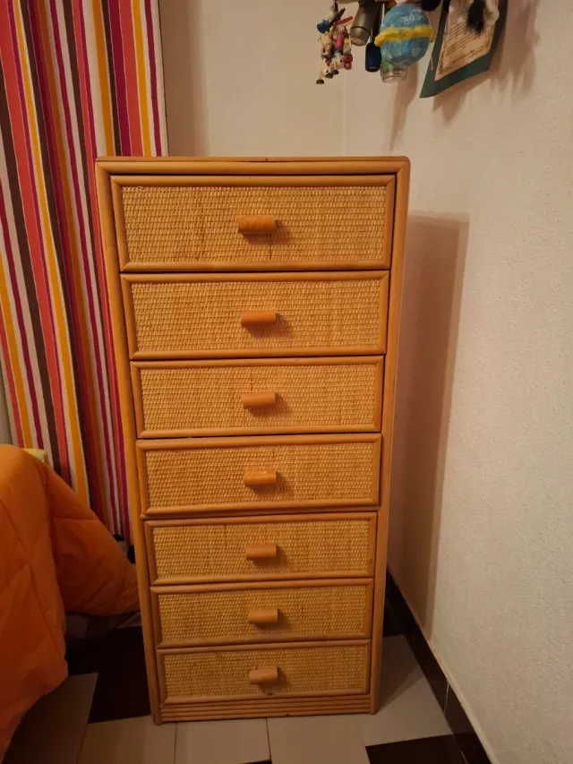 Muebles de ratán y bambú