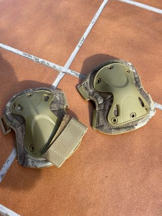 Rodilleras y coderas Airsoft camuflaje