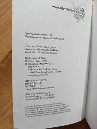 Libro Hoyos
