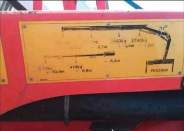 Renault B110 . Grua porramaquinaria