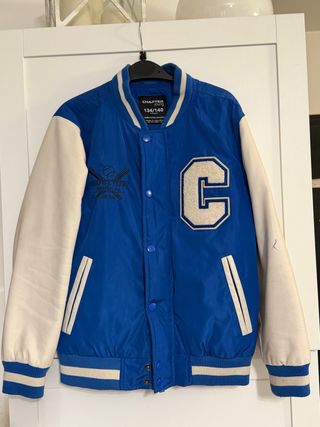 Bomber Chapter Young blu/bianca tg 8/10 anni 