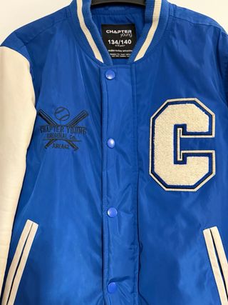 Bomber Chapter Young blu/bianca tg 8/10 anni 