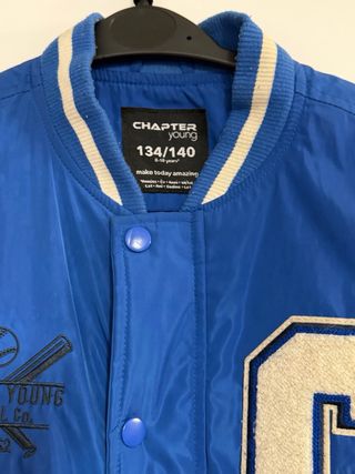 Bomber Chapter Young blu/bianca tg 8/10 anni 