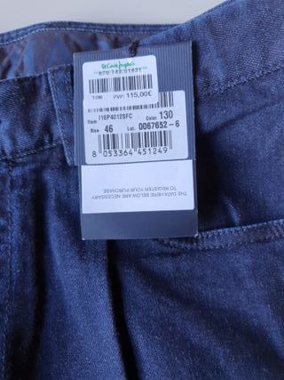 Pantalón tejano hombre, Paul & Shark, azul oscuro