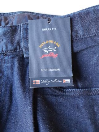 Pantalón tejano hombre, Paul & Shark, azul oscuro