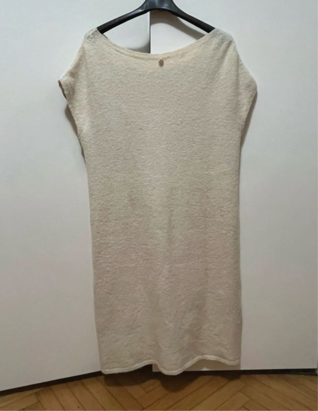 Vestito Liu Jo beige con pizzo nero