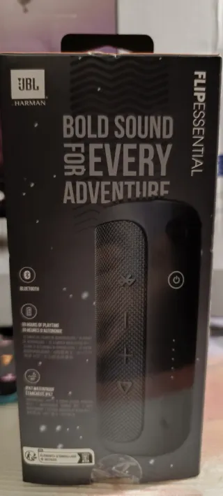 Altavoz Portátil JBL Flip Essential Negro/Gris