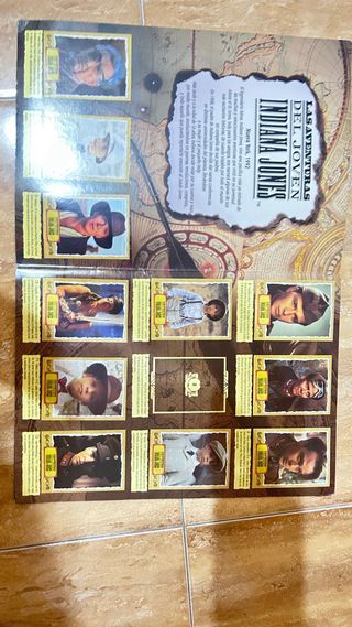 Álbum Cromos Las Aventuras Joven Indiana Jones