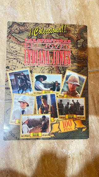 Álbum Cromos Las Aventuras Joven Indiana Jones