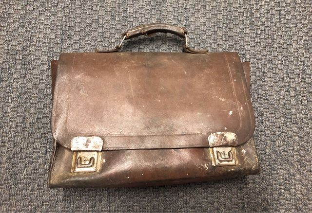 Maletín de cuero vintage (60s-80s)