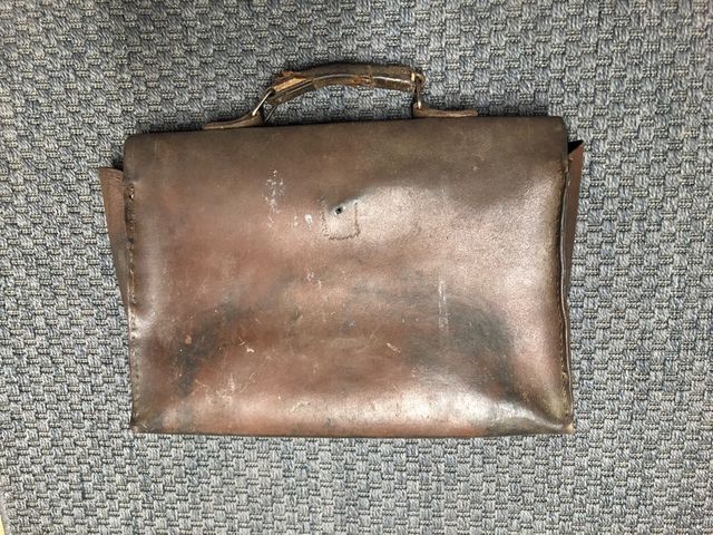 Maletín de cuero vintage (60s-80s)