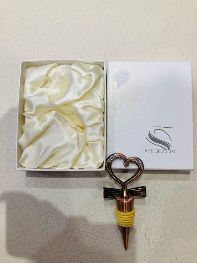 Tappo per bottiglia vino a forma di cuore