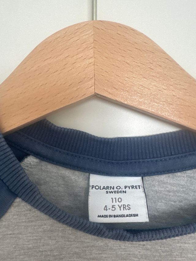 Sudadera infantil Polarn O. Pyret 4-5 años