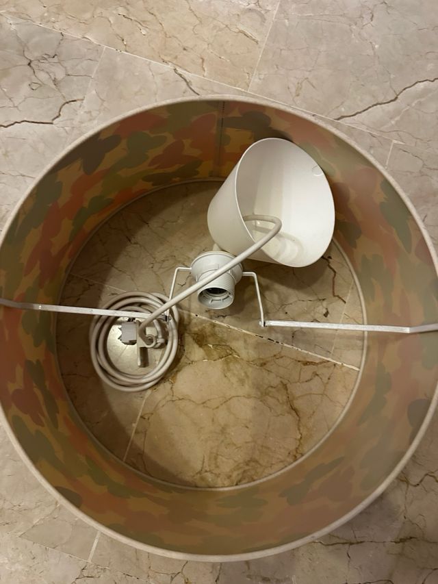 Pantalla lámpara infantil mariposas