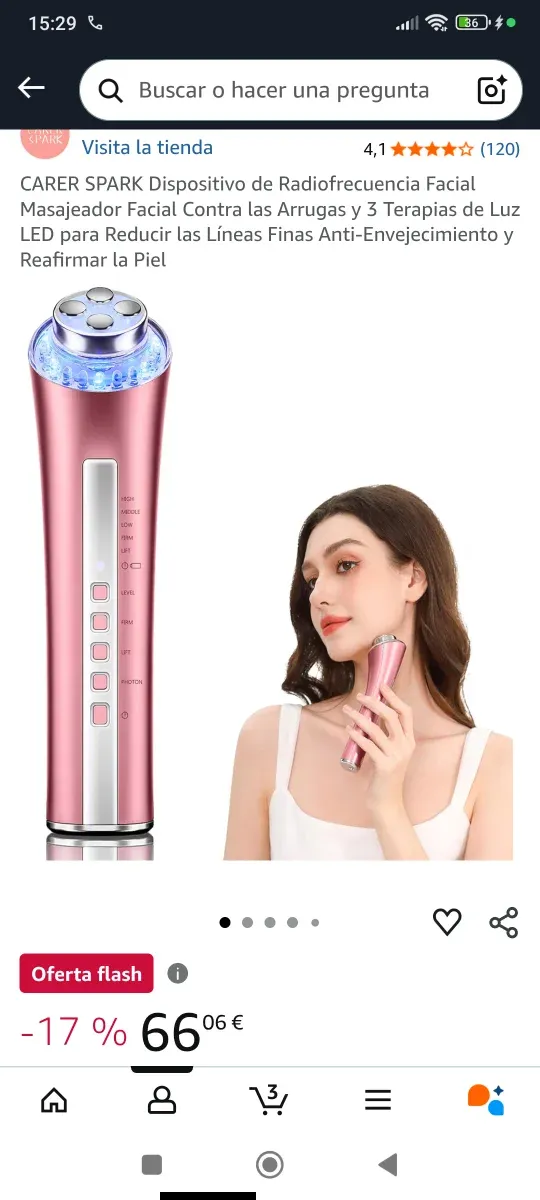 Masajeador Facial Beauty Technology