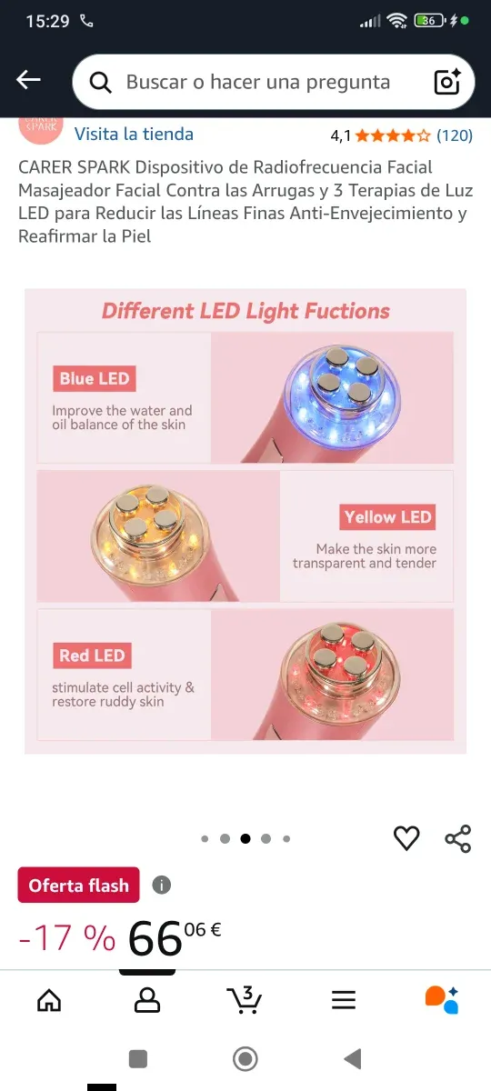 Masajeador Facial Beauty Technology