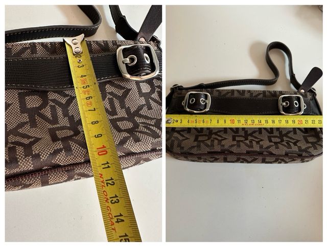 Bolsito DKNY Monogram Marrón