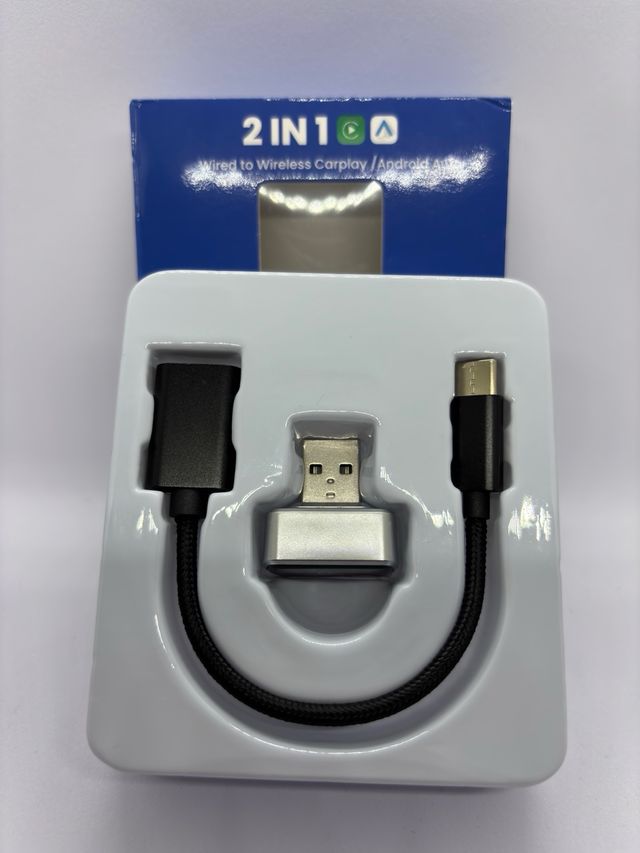 Adattatore CarPlay/Android Auto Wireless Grigio