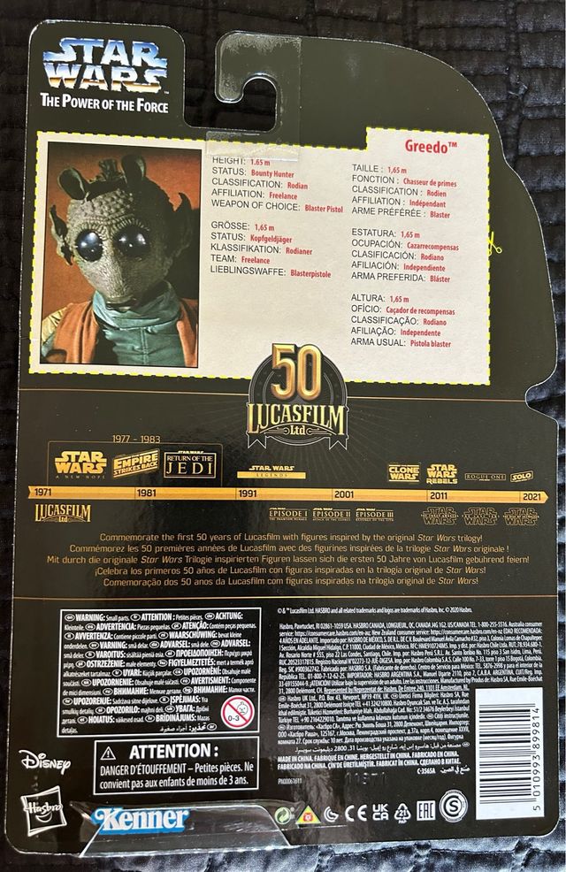 Star Wars Cantina Showdown y Greedo, Black Series