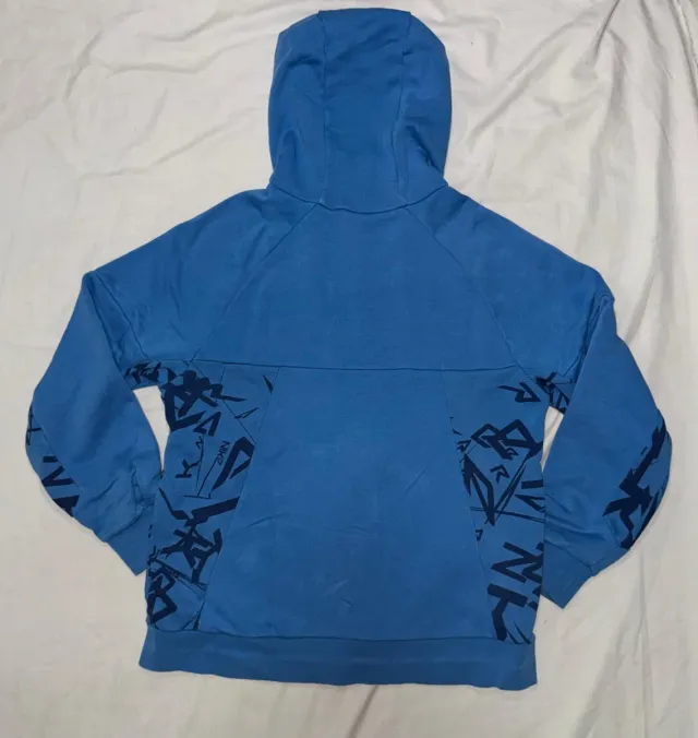 Sudadera capucha y cremallera NIKE azul XS