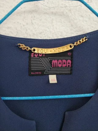 Conjunto Vestido y Chaqueta Azul