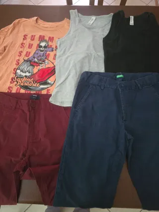 Set maglie e  pantaloni 14 anni