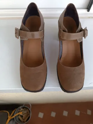 Zapatos Vialis Marrones Talla 38