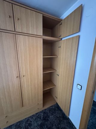 Armario ropero madera 140x50x240cm