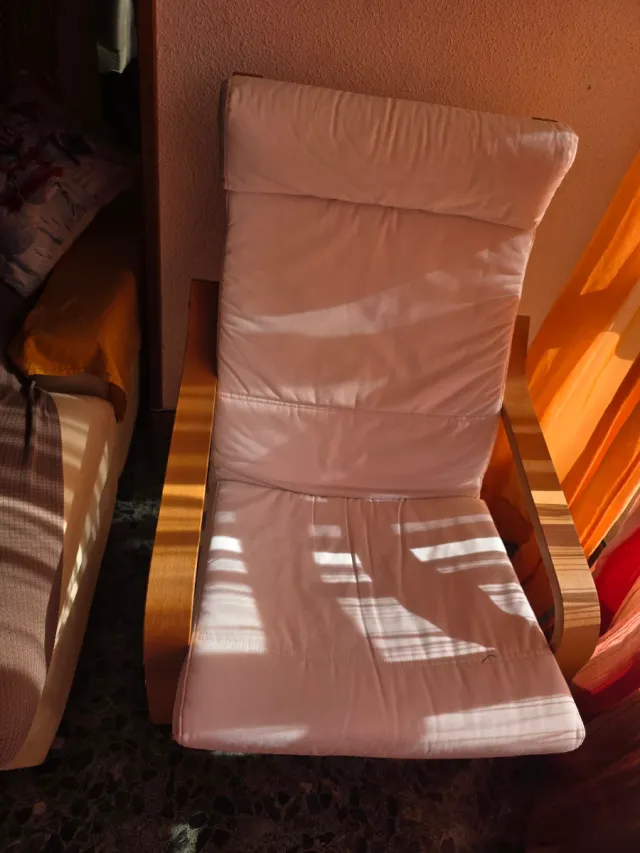 Silla Ikea Blanca Madera