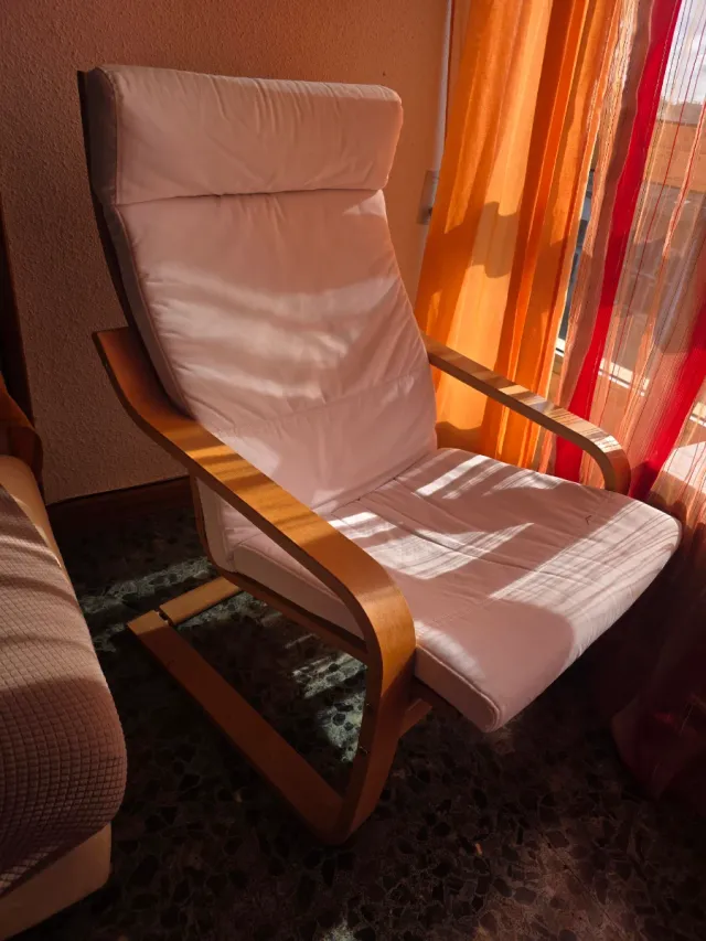 Silla Ikea Blanca Madera