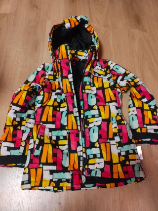 Chaqueta niña multicolor