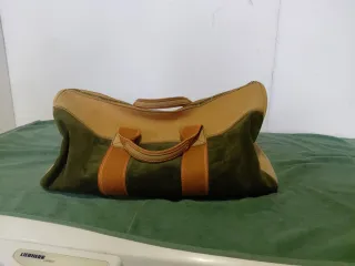 Mochila Panama Jack Beige y Verde Militar