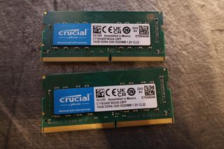 2x Crucial 16GB DDR4 3200MHz SODIMM RAM