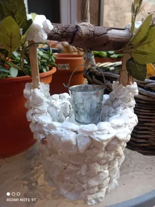 Pozzo decorativo fatto a mano