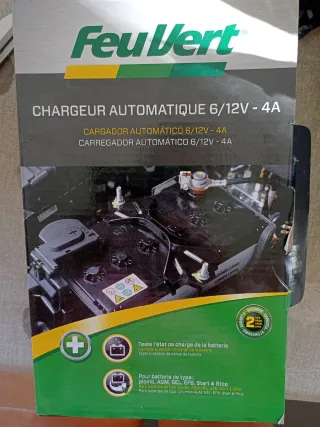 Cargador Feu Vert 6/12V - 4A Automático