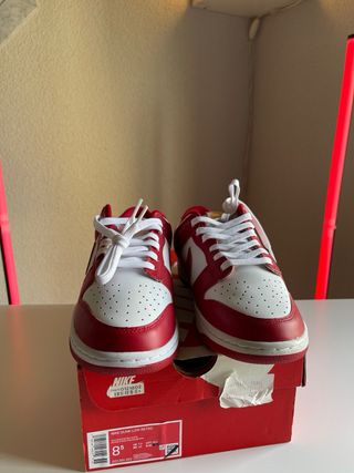 43 Nike Dunk Low Gym Red