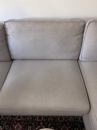 Divano modulare grigio Ikea